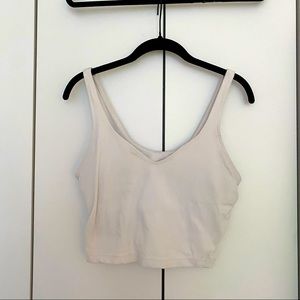 White lululemon align tank